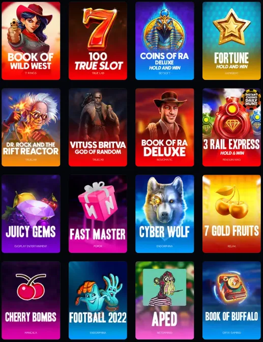 instant casino slots